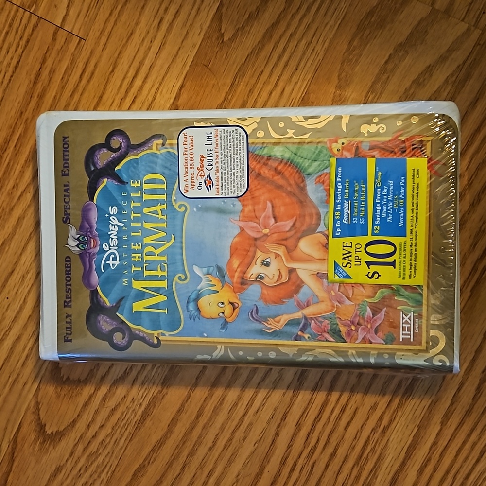 Disney Masterpiece Collection VHS Sealed  Special Edition The Little Mermaid